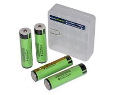 Panasonic NCR18650B PCB protected soulevé borne plus Li-Ion Battery Pack de 4 - Piles rechargeables