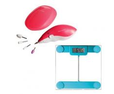 Set manucure/pédicure électrique + Pèse-personne électronique bleu - DOM253BA - Santé et soins