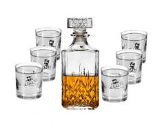 Service à Whisky avec Carafe à Whisky et 6 Verres - nologie