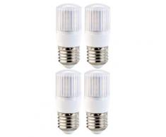 Lot de 4 ampoules compactes LED 3,5 W avec éclairage 360° - E27 - Blanc chaud - Ampoules à LEDs