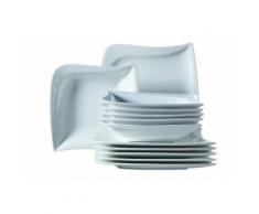 VERSO 921183 SERVICE DE TABLE ASSIETTES 12 PIECES LA MUSICA - vaisselle
