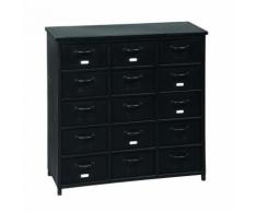 Chiffonnier FERRO en acier 15 tiroirs