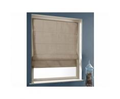 Store bateau tamisant 40% coton 60% polyester uni à visser BOAT Taupe 60x180cm