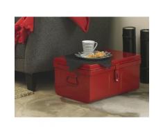 Malle de rangement métal 57x42cm - SAFE Rouge
