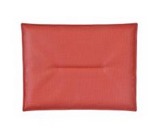 Coussin rectangle pour chaise de jardin pliante BISTRO Piment d'espelette