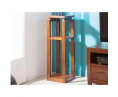 Sellette carrée en bois de mindi Hauteur 90 cm FREESIA