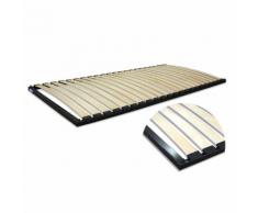 Cadre à lattes multiplis bouleau - en kit - VESTA 140x190cm