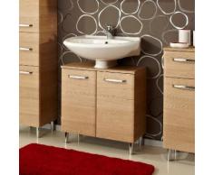 Meuble sous-lavabo 2 portes Longueur 60 cm WILLIAMS Naturel Seul