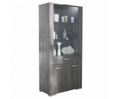 Vaisselier en bois 4 portes 1 tiroir L85.4 cm NAMUR