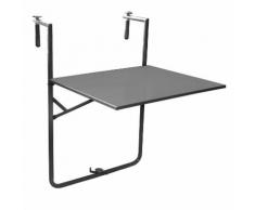 Table de balcon pliante 60x53cm POP Anthracite