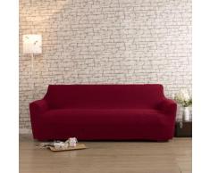 Housse de canapé 2 places bi-extensible LISA Rouge