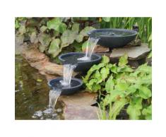 Fontaine de jardin avec 3 coupes en polystone MISTAYA