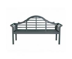 Banc de jardin 3 places en acacia FSC CAPUCINE Anthracite