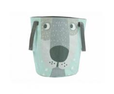 Panier de rangement imprimé chien 100% coton D.30cm ANNIBAL