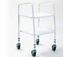 Chariot de cuisine blanc