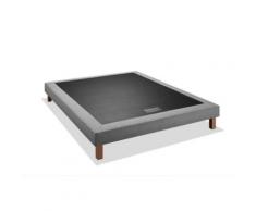 Sommier gris Adova DUNLOPILLO, 15 cm, 160 x 200 cm
