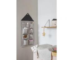 Rangement mural Ferm Living gris / argent 100% coton en TU