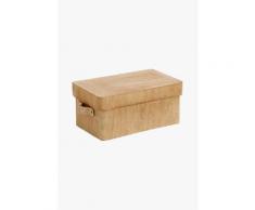 Boîte de rangement en bois Nordal marron / bronze 100% bois en TU