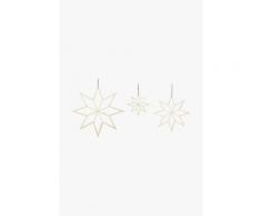 Suspensions étoiles en bois Hübsch marron / bronze 100% bois en TU