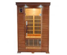 items-france LUXE 2 PL - Sauna infrarouge luxe 2 places 120x105x190cm