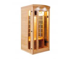 items-france APOLLON 1 PL - Sauna infrarouge apollon 1 place 90x90x190cm