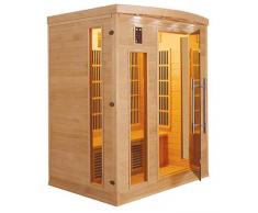items-france APOLLON 3 PL - Sauna infrarouge apollon 3 places 153x110x190cm