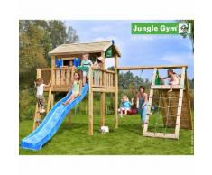 Maisonnette en bois sur pilotis Jungle Gym SAMAKI - 13 enfants