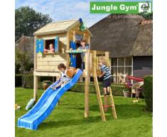 Maisonnette en bois sur pilotis Jungle Gym TAWO - 7 enfants