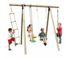 Portique bois Trigano 2,50 m. 5 enfants