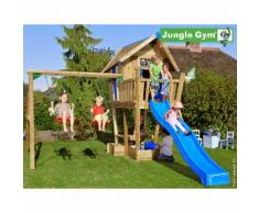 Maisonnette en bois sur pilotis Jungle Gym MAGARÖ - 9 enfants