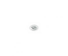 Spot rond encastrable et orientable blanc avec douille GU10 raccord protégé