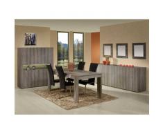 Leylina Bar avec salle à manger complète coloris mara graphite