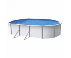 Piscine hors sol métal Trigano ovale 7,85 x 4,75 m. 1,30 m. de haut.