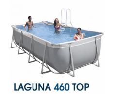 Piscine tubulaire rectangulaire NEWPLAST LAGUNA 460 TOP 5,10 x 3,06 m. 1,25 m. de haut.