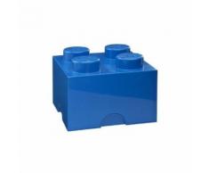 Lego Brique de rangement 4 tenons - Bleu