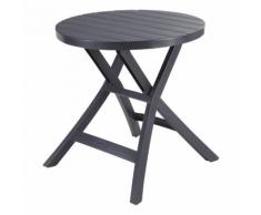 ALLIBERT BALCON - Table pliante Oregon anthracite