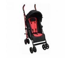 TEX BABY Poussette canne inclinable TEX - Noir et Rouge