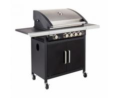 GARDEN MAX BARBECUE GAZ AMERICAIN 4B + SIDE