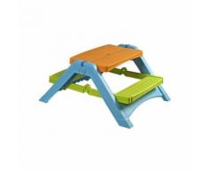 RUE DU COMMERCE Table de pique-nique pliante pour enfant - Plastique - 376