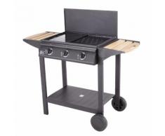 GARDEN MAX Barbecue gaz MADERE - 3 feux - AU002TTWCAR