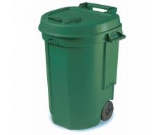 EDA PLASTIQUES Poubelle d'extérieure - Vert - 10633