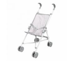 AIMANTINE Ma Poussette Canne - Gris et rose - TY77384