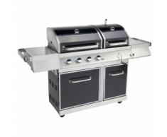 LE BARBECUE Barbecue gaz GZ400 DUO - 4 brûleurs - 14 kW - 720-0917