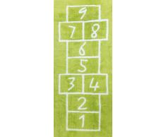 Aratextil PATA coja Tapis Enfant, Coton, Pistache, 90Â x 200Â cm