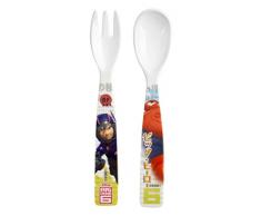 Home Disney Big Hero Set CuillÃ¨re et Fourchette, mÃ©lamine, Multicolore