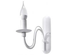 Sollux Lighting MINERWA 7 Applique murale Acier Blanc