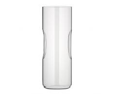 WMF Motion Verre de Rechange sans Couvercle pour Carafe 0,8Â l, Carafe en Verre deau, Passe au Lave-Vaisselle, Argent, 33,5Â x 14Â x 13,5Â cm