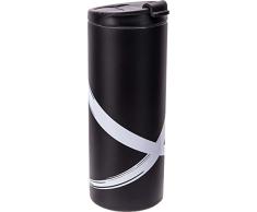 Zak Designs 6878-004 Mono - mug Isotherme Double paroi, Acier Inoxydable, Brushstroke, 7,5 x 7 x 19 cm