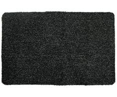 Mighty Mats Paillasson, Microfibre de Polyester. Latex, Gris foncÃ©, 50 x 80 cm
