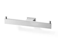 ZACK 40370Â Linea Double Porte Rouleau pour Papier Toilette en Acier Inoxydable Mat